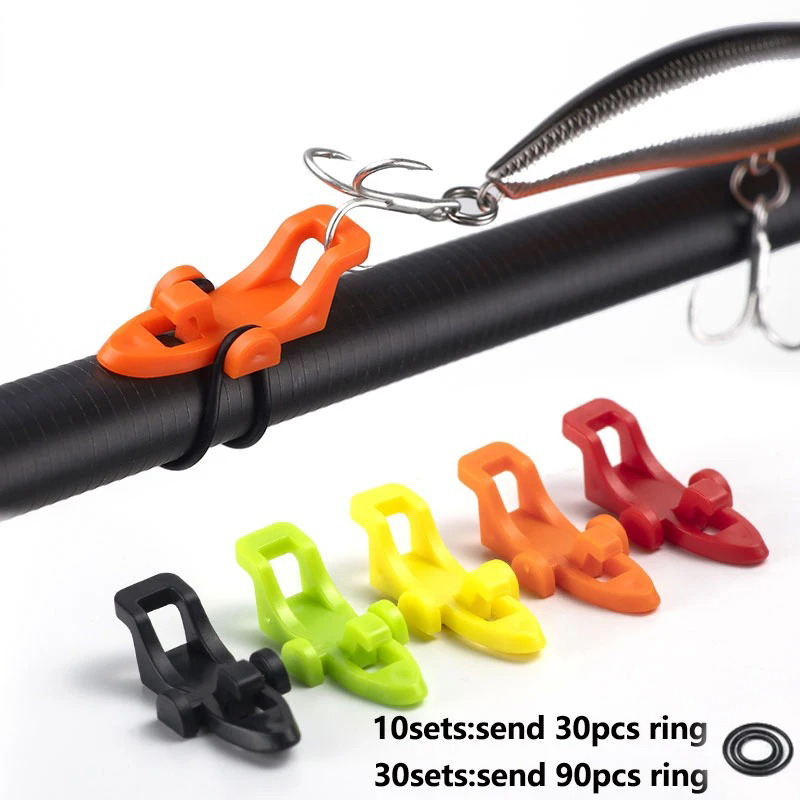 Fishing Lure Accessories - 1-10 個釣り竿ポールフックキーパールアーベイトホルダールアーアクセサリージグフック安全保持ホルダー釣りツール 260630