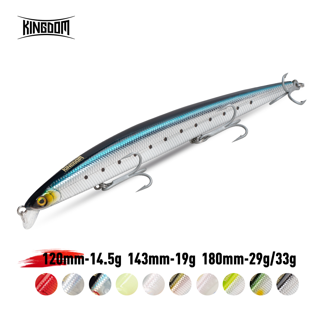 Fishing Lure Topwater - キングダム ロングキャスティング フィッシングルアー 14.5g 19g 29g