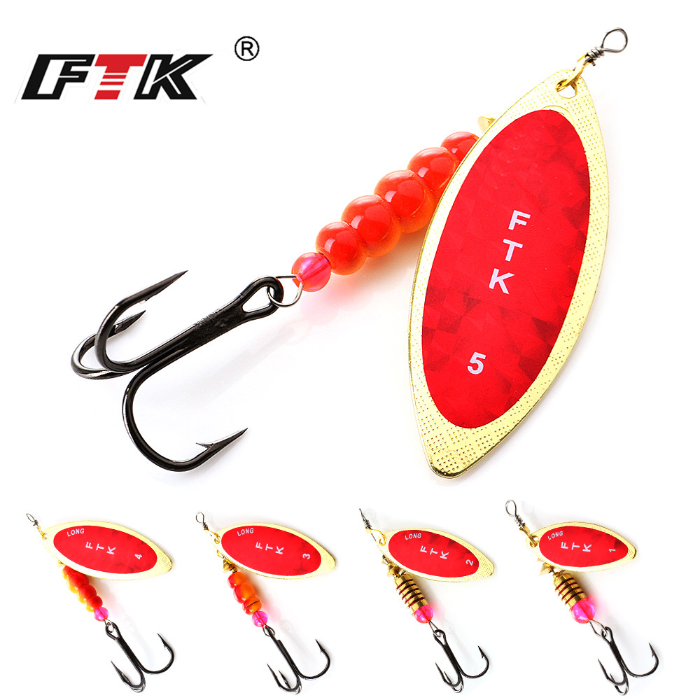 Fishing Lure Spinnerbait - スプーンタイプのメタルルアー,パイクフィッシングに最適な人工餌,4/7/12/18/30g