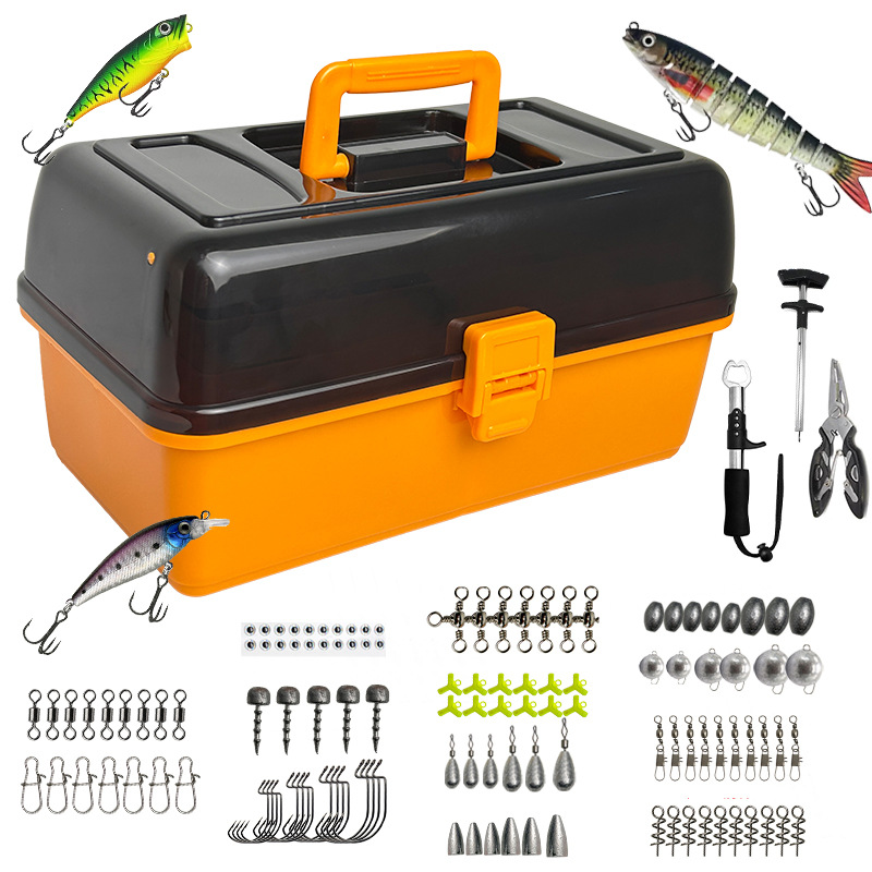 大型4層アウトドアフィッシングソフトベイトリードヘッドフック - Fishing Lure Accessories のレビューと価格