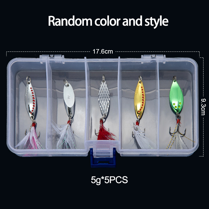 金属スプーンスピナー釣りルアー 5 グラム 7 グラム 10 - Fishing Lure Spoon のレビューと価格