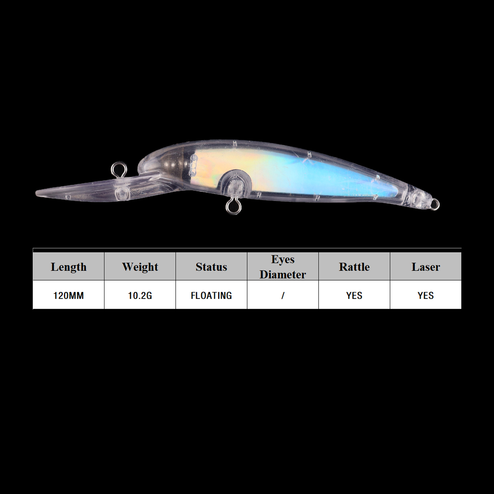 Chan'shuang-未塗装のブランクベイト,人工釣りルア - Fishing Lure Topwater のレビューと価格