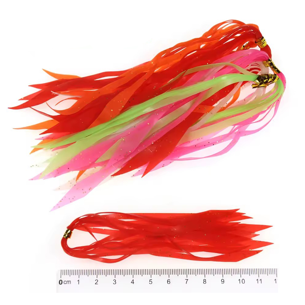 Ellllv 10 個カラフルなシリコーンタコスカートストリ - Fishing Lure Spinnerbait のレビューと価格