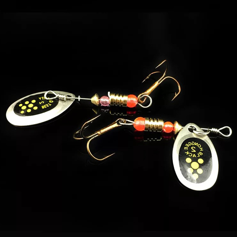 1個金属スパンコール6センチメートル2.5グラム釣り餌スピナ - Fishing Lure Spoon のレビューと価格