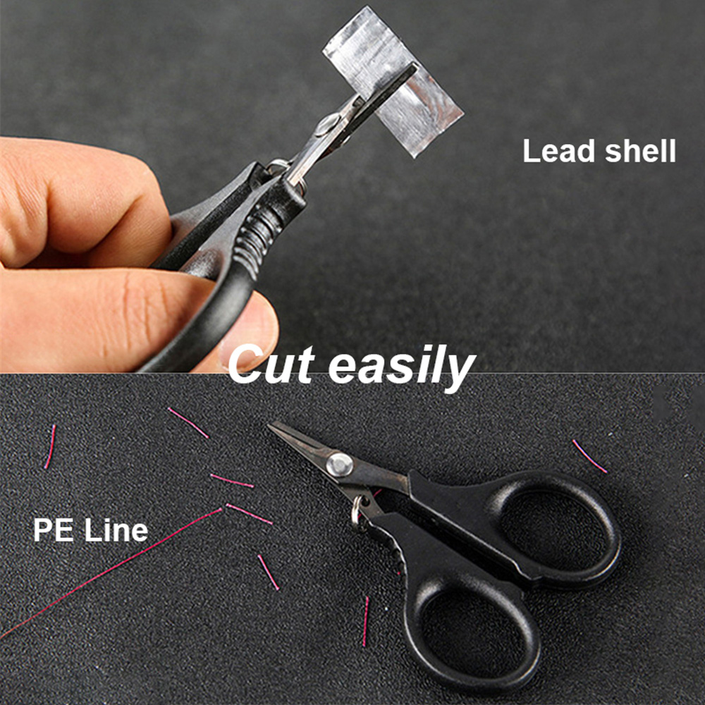 ポータブル多機能釣りはさみステンレス鋼はさみカット Pe 編 - Fishing Lure Accessories のレビューと価格
