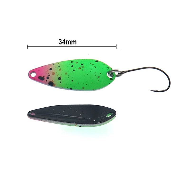 カラフルフィッシングスプーン、メタルベイト、銅、メタル、スト - Fishing Lure Spoon のレビューと価格