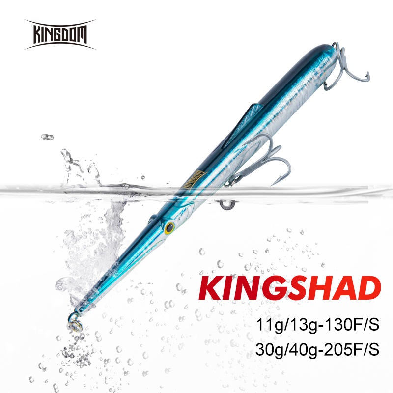 キングダムニードルスタイロロングキャスティングペンシルルアー - Fishing Lure Topwater のレビューと価格
