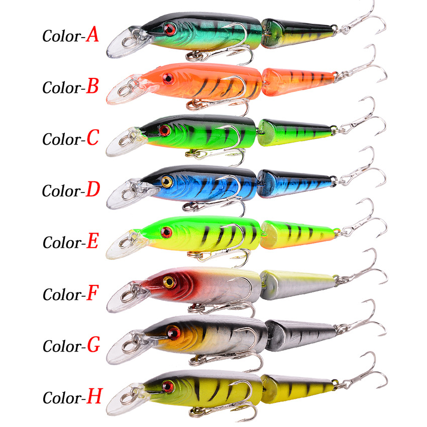 1 個リアルな人工クランクベイト多関節釣りルアー 10.5  - Fishing Lure Popper のレビューと価格