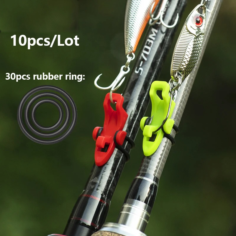 1-10 個釣り竿ポールフックキーパールアーベイトホルダール - Fishing Lure Accessories のレビューと価格