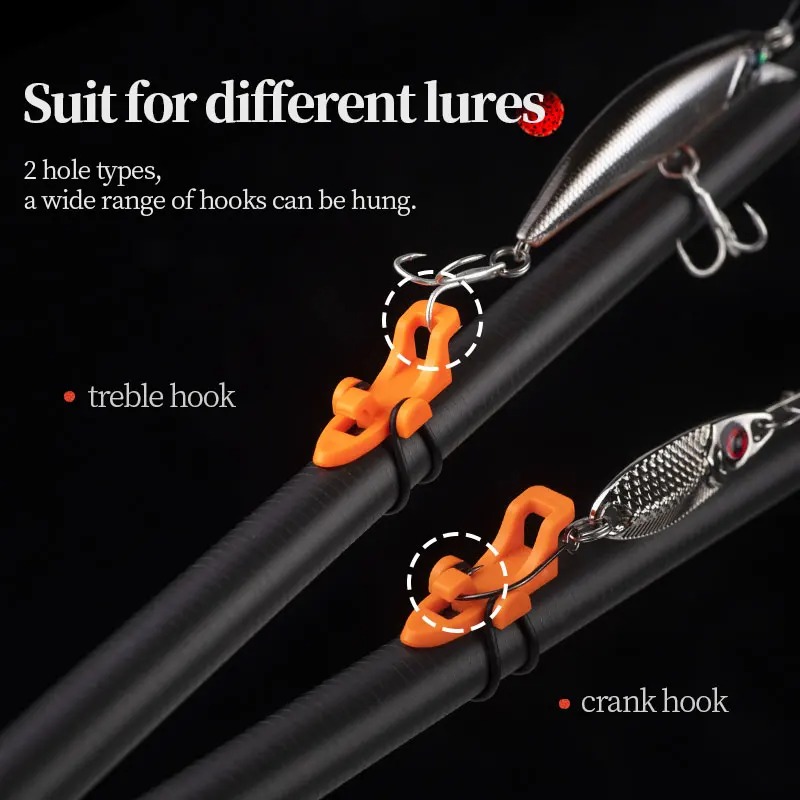 1-10 個釣り竿ポールフックキーパールアーベイトホルダール - Fishing Lure Accessories のレビューと価格