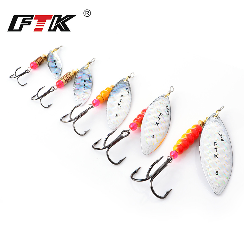 スプーンタイプのメタルルアー,パイクフィッシングに最適な人工 - Fishing Lure Spinnerbait のレビューと価格