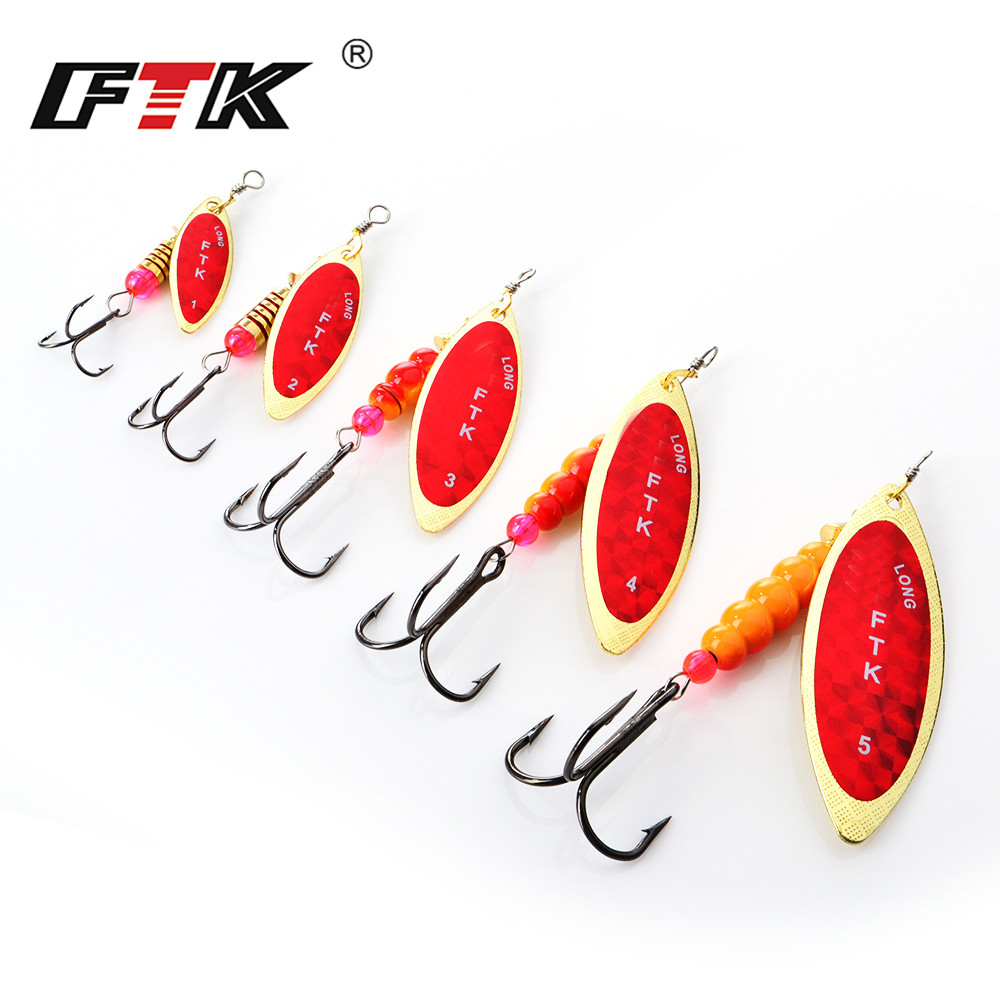 スプーンタイプのメタルルアー,パイクフィッシングに最適な人工 - Fishing Lure Spinnerbait のレビューと価格
