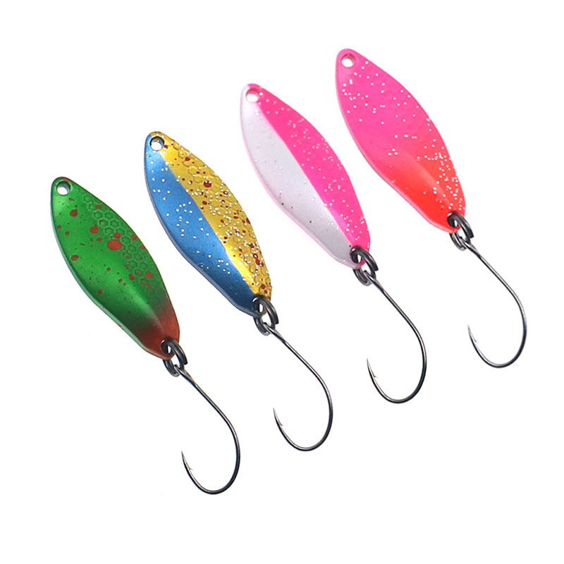 トラウトスプーン 2g 2.3g 3.5g メタルベイト フ - Fishing Lure Spoon のレビューと価格