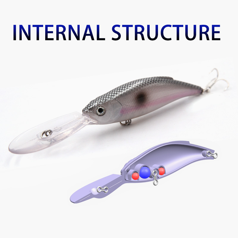 3mの高品質のウォブラータイプのミノールアー,シーバス釣りに - Fishing Lure Crankbait のレビューと価格