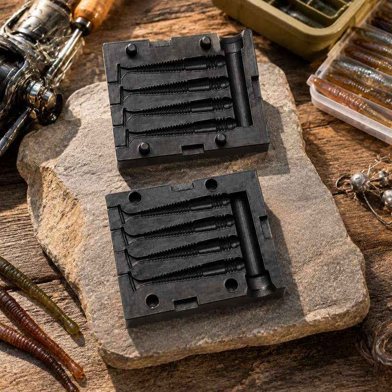 2インチソフトベイトルアー型 DIY釣り餌作成ツール アウト - Fishing Lure Making Kit のレビューと価格