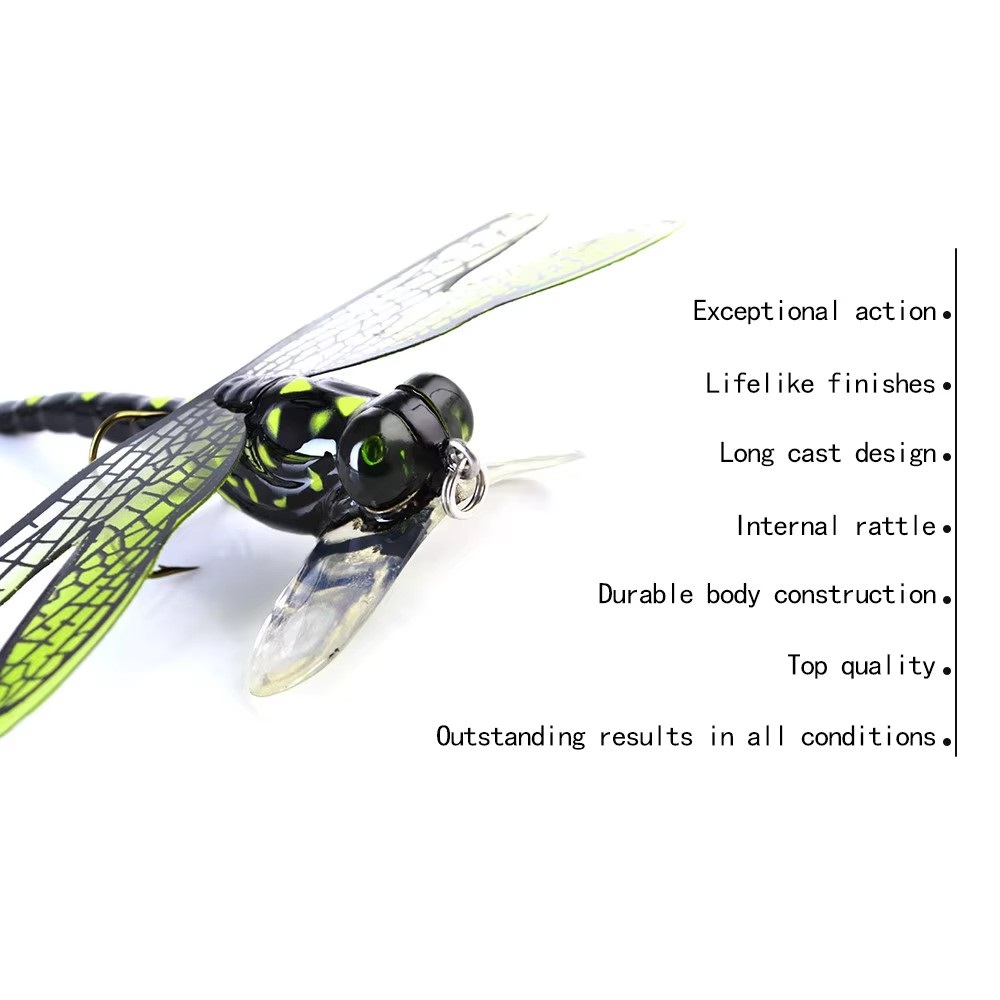 FTK 6g トップウォーター ドラゴンフライ ドライフライ - Fishing Lure Popper のレビューと価格