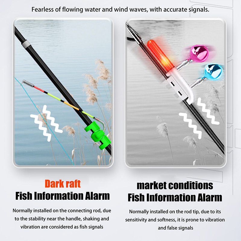 夜釣り用取り外し可能な防水釣り竿照明スティック釣りバイトベル - Fishing Lure Topwater のレビューと価格