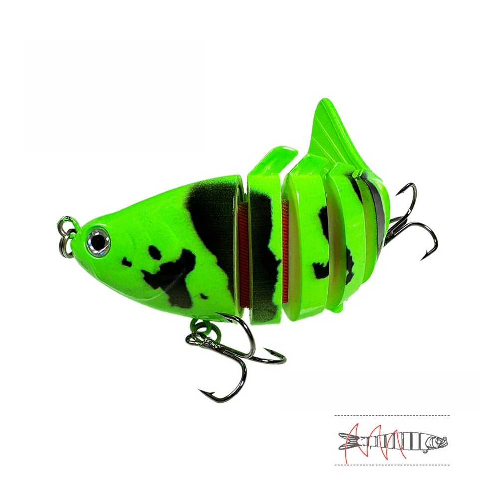 1pc マルチセグメントハードルアー 10 センチメートル  - Fishing Lure Popper のレビューと価格