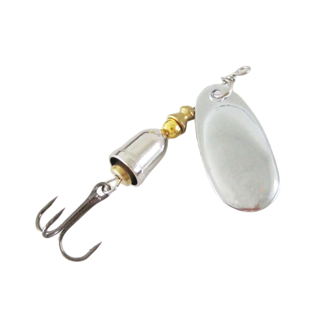 真ちゅう製の硬い人工スプーンベイト,銅の刃,回転スピナー,釣 - Fishing Lure Spoon のレビューと価格