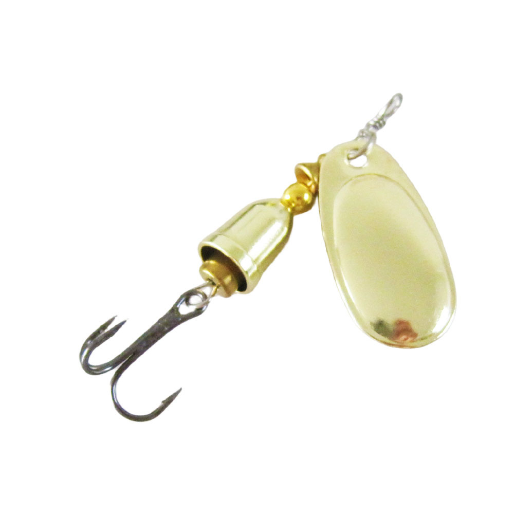 真ちゅう製の硬い人工スプーンベイト,銅の刃,回転スピナー,釣 - Fishing Lure Spoon のレビューと価格